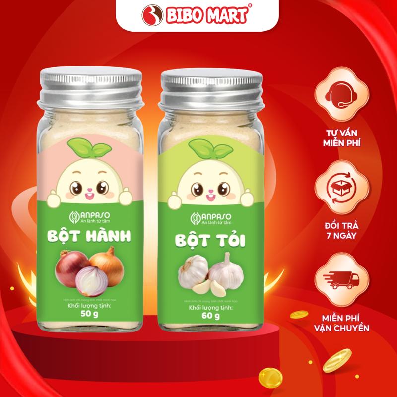 Bột Gia Vị Hành,Tỏi Giúp Bé Làm Quen Với Đa Dạng Hương Vị Ngay Từ Khi Bắt Đầu Ăn Dặm - Bibo Mart
