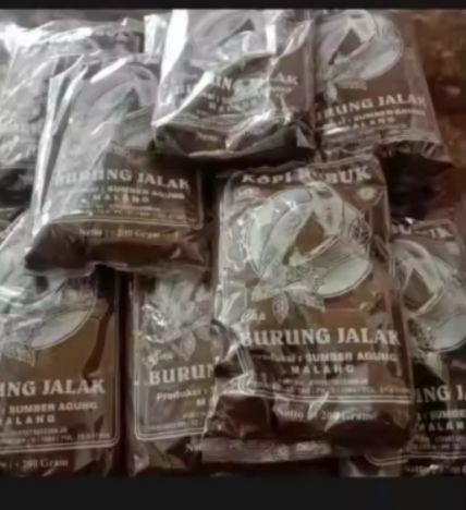 Product Introduction of terlaris 5 bungkus kopi cap burung jalak/kopi murni tanpa campuran / khas malang 200 gram 5