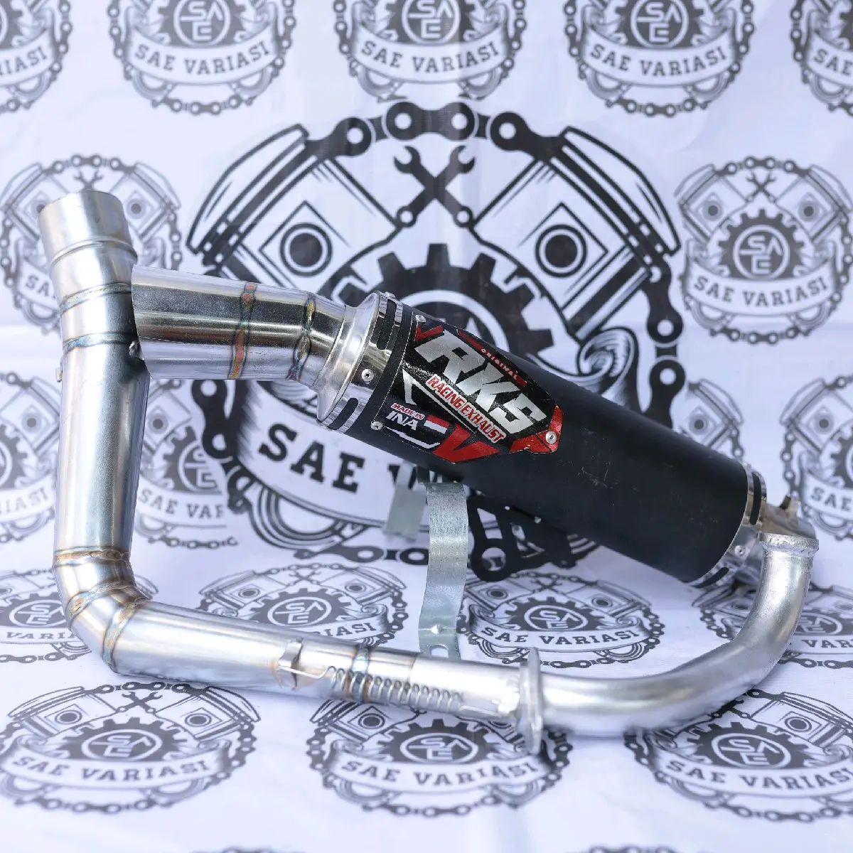 KNALPOT RACING SAMLONG RKS BEAT DELUXE MIO SPORTY SMAILE SCOOPY OLD VARIO 125 LED OLD NMX OLD AEROX NEW PCX 160