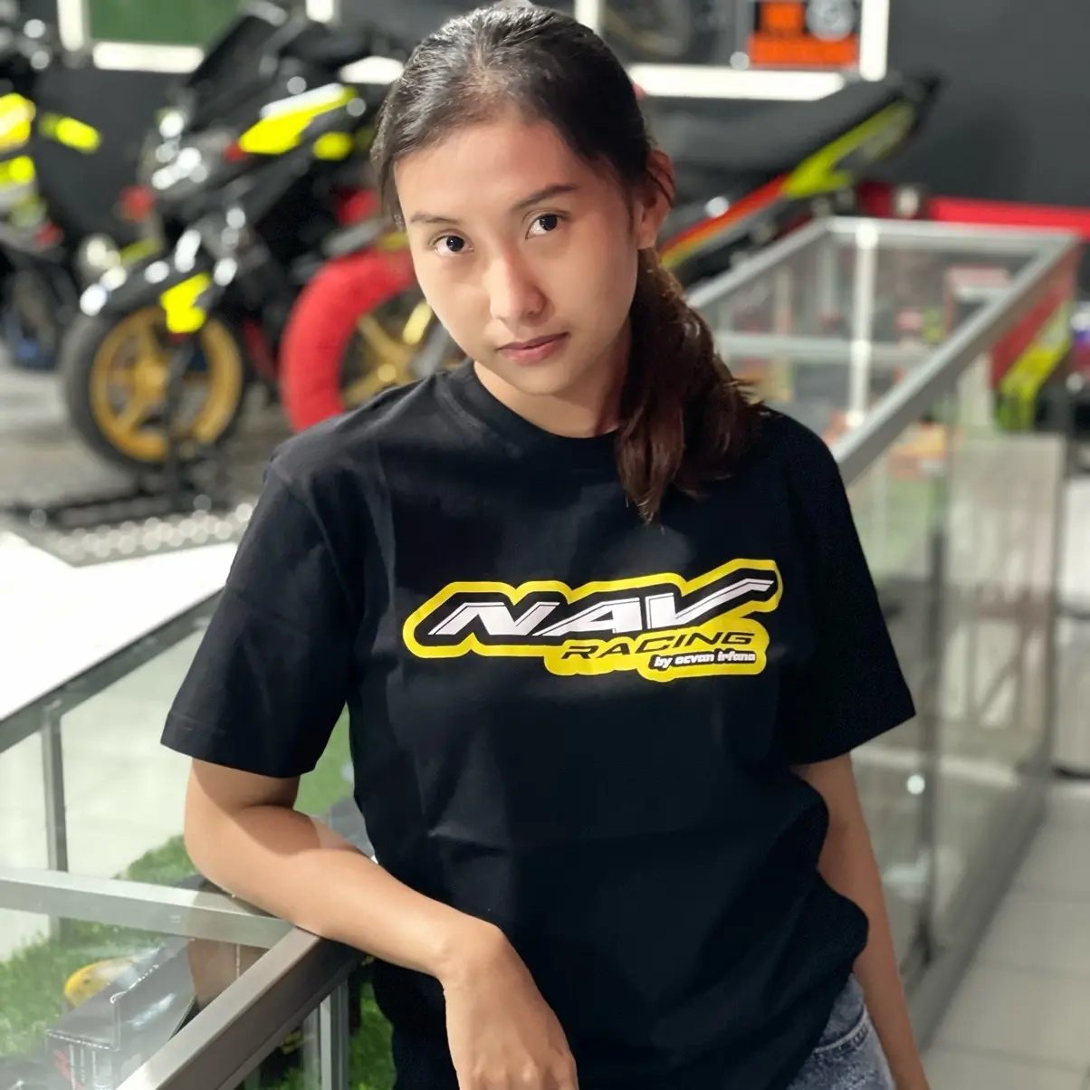Thsirt logo nav racing original