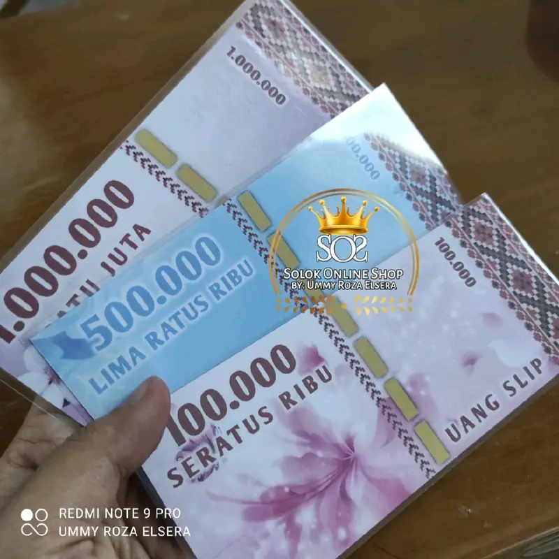 UANG BUDGETING | MONEY SLIP PROPERTY | UANG SLIP LAMINATING BISA MASUK DALAM ZIPLOCK BINDER 1