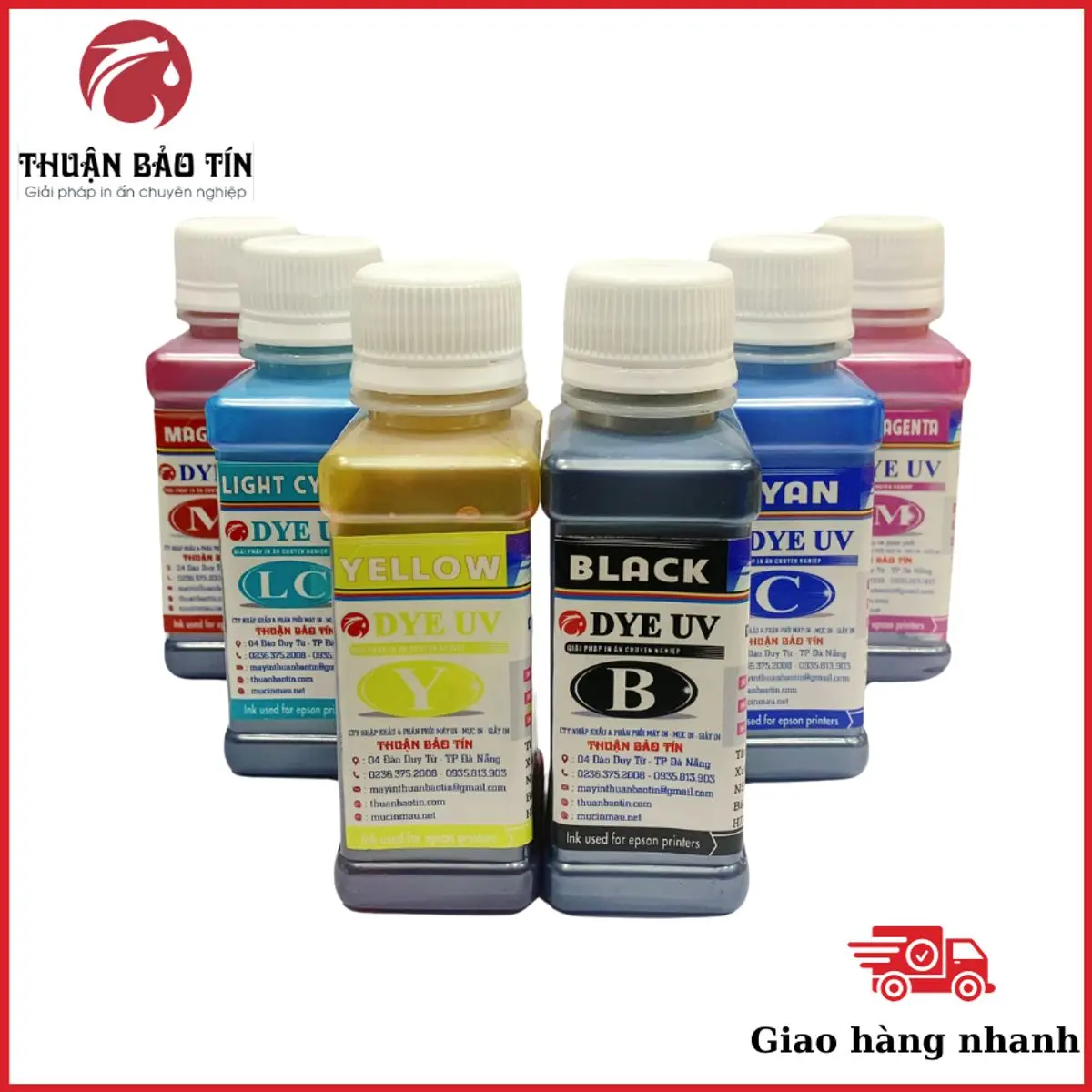 [ RẺ VÔ ĐỊCH ] Mực Nước epson DYE UV 100 ML . Dùng cho tất cả các máy in phun màu