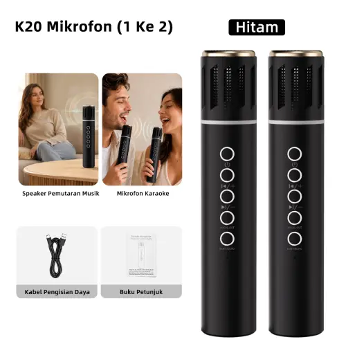 K20 Hitam (Sepasang)