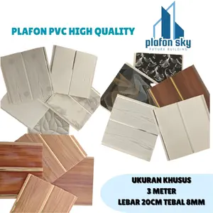 PLAFON PVC KHUSUS PENGIRIMAN PANJANG 3 METER LEBAR 20CM PLAFON HIGH QUALITY TERMURAH