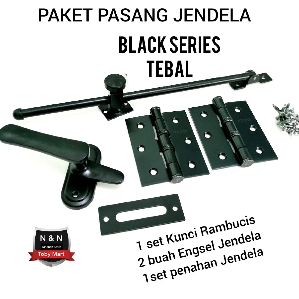 1 Set Untuk Pasang Jendela - Engsel jendela Rumah Hak angin jendela - Kunci jendela Rambuncis