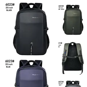 POLO GREAT Tas Ransel Jumbo 20 Inch Anti Air Waterproof Pria Wanita Backpack Hitam Travel