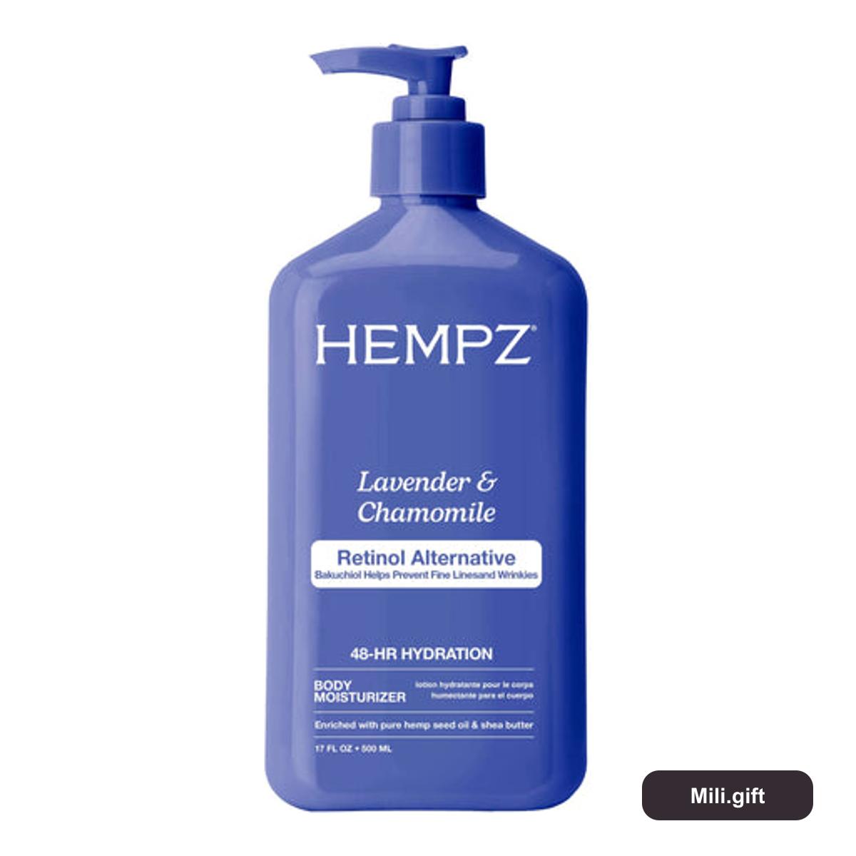 Sữa Dưỡng Thể Hempz Lavender & Chamomile Retinol Alternative 48-Hour Hydration Body Moisturizer 17 fl oz / 500 ml