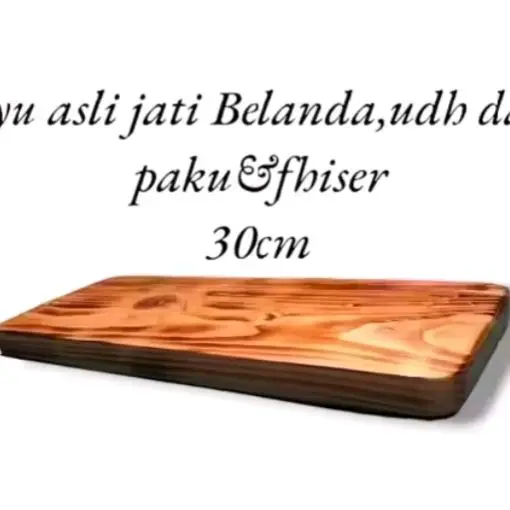 Ambalan Rak Dinding Kayu Asli Jati Belanda  Paku & Fhiser untuk Kualitas Terbaik