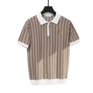 Baju Polo kaos kerah pria premium Polo Zipper Pria Kaos Lengan Pendek kaos polo bordir