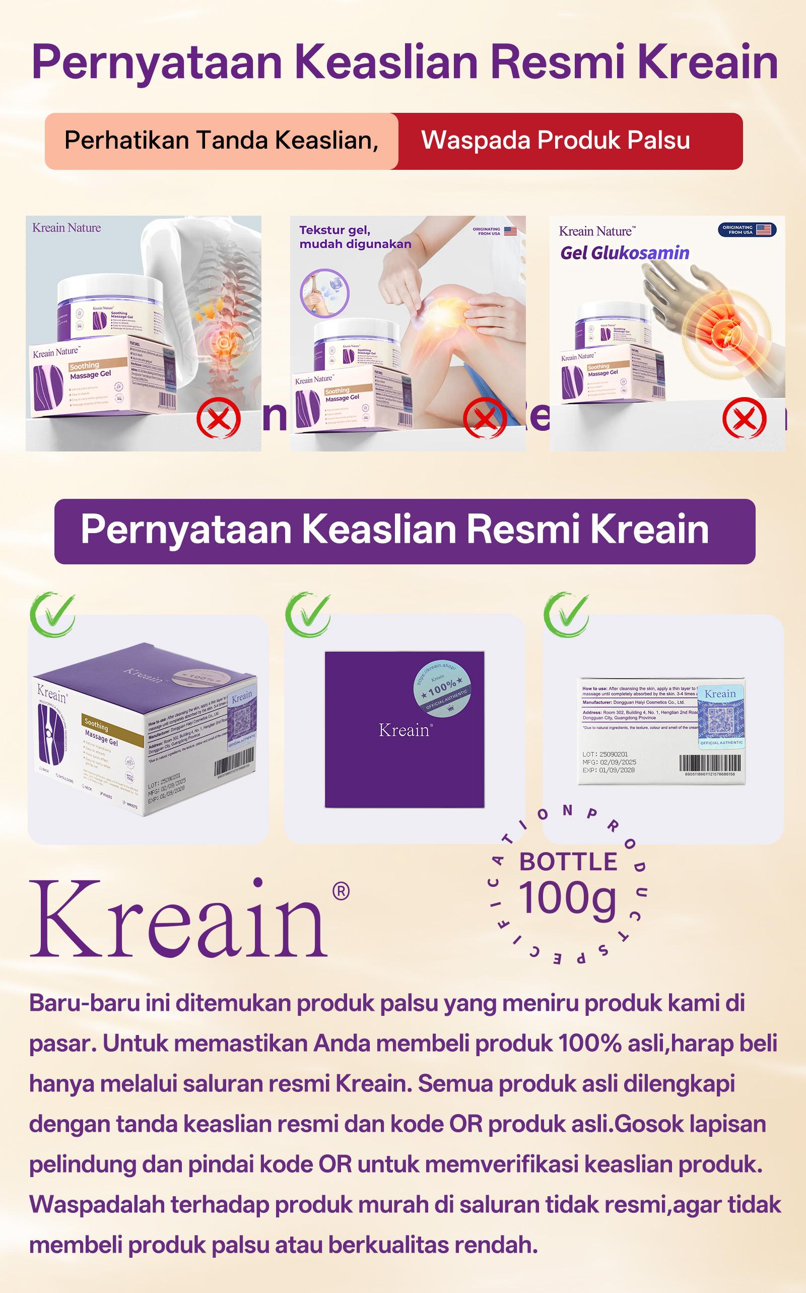 Kreain Krim Kolagen Sendi, Menenangkan Nyeri Tulang Sendi, Perawatan Harian