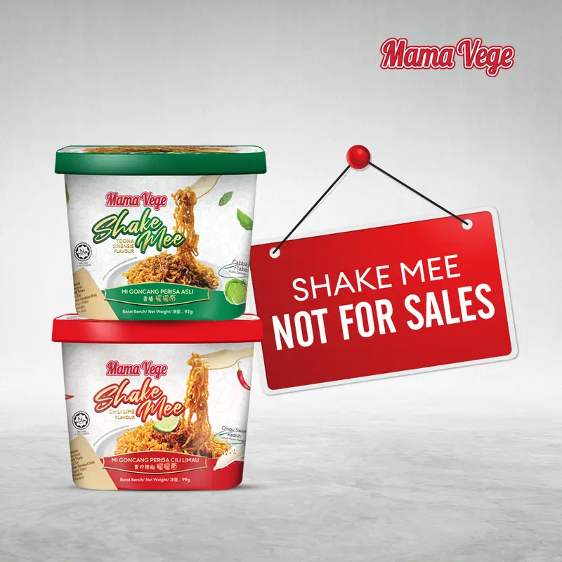 MAMAVEGE】Shake Mee【1 Carton - 18 Cups】Toona Sinensis & Chili MAMAVEGE】Shake Mee【1 Carton - 18 Cups】Toona Sinensis & Chili