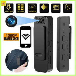 Kamera Video Mini Portable Body Cam Mini Full HD 1080p Rotating Lens Wifi Connection