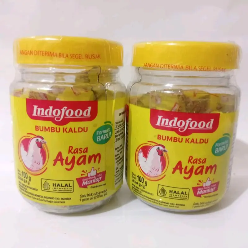 Bumbu Kaldu Indofood Rasa Ayam dan Sapi - Bubuk Instan - Bahan, Garam, Spices, Msg, Penyedap, Powder, Jamur Masakan Soup 8