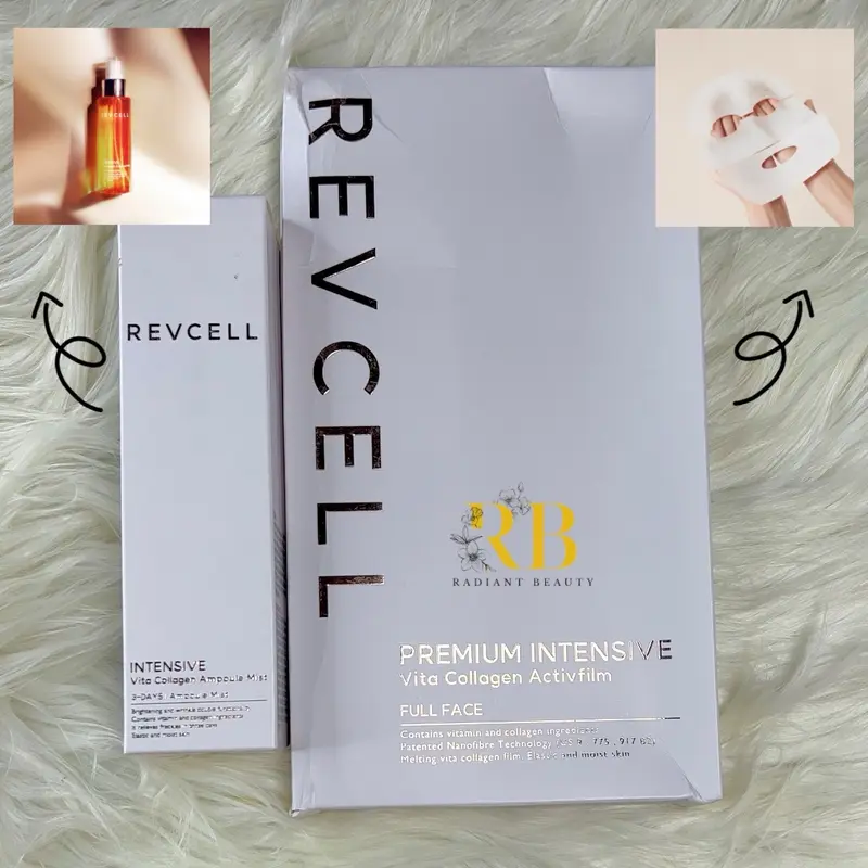 REVCELL MASKER PREMIUM INTENSIVE VITA COLLAGEN AMPOULE MIST DAN ACTIVFILM ECER 1