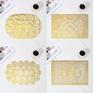 Taplak Meja Oval & Persegi Ukuran 30x45 Cm Anti Noda Motif Elegant