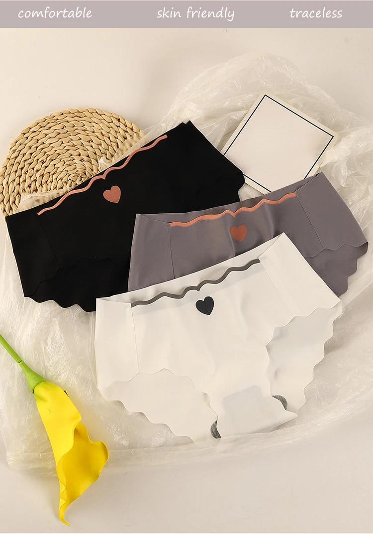 Product Introduction of 3PCS Lot Sexy Ice Silk Panties Women Middle 11