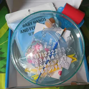 Peralatan Bayi - Kado Bayi Bermanfaat - Kado Bayi Lucu - Baby Foot Print Kit Cetakan Telapak Tangan Kaki Bayi - 285-Baby foot print