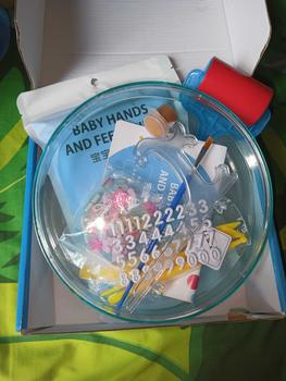 Product Review of KNB Baby Foot Print kit cetakan telapak tangan kaki bayi Hadiah Newborn baby / kado ulang tahun kenangan bayi from s**✨ 0
