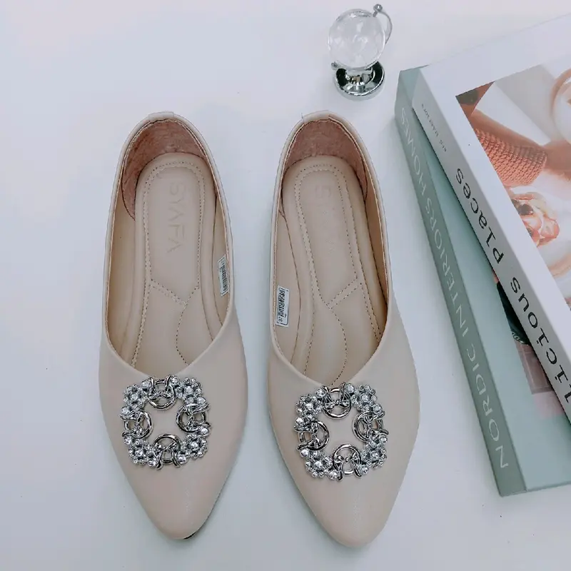 Sepatu flat shoes fresha wanita kerja elegan 1