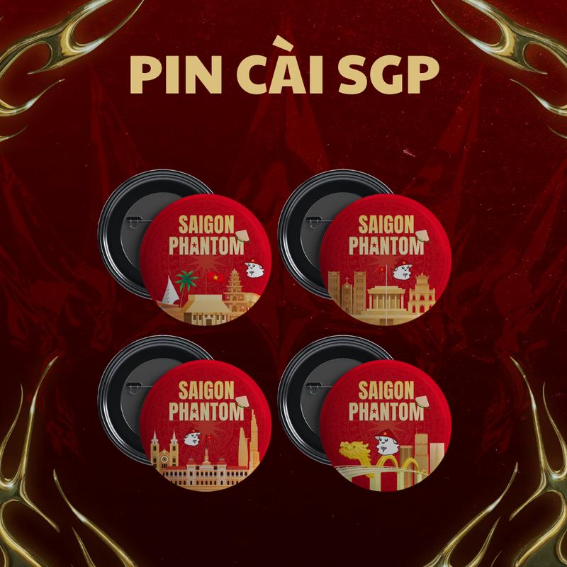 PIN CÀI SAIGON PHANTOM - PHỤ KIỆN THỜI TRANG BALO TÚI XÁCH ÁO KHOÁC