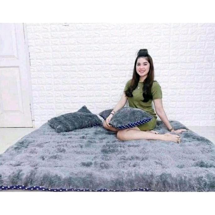 KASUR GENDER STANDAR-JUMBO FULL BULU RASFUR BONUS 2 BANTAL TEBAL PALI…