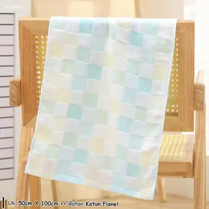 H209-1A Handuk Kecil Multifungsi - Handuk Multifungsi Ukuran 100 x 50 cm - Handuk Kecil Multifungsi Warna Cantik dan Modis - Handuk Kecil Multifungsi Bahan Cotton Flanel Untuk Anak dan Dewasa. handuk murah - 02 HIJAU | Hot Item