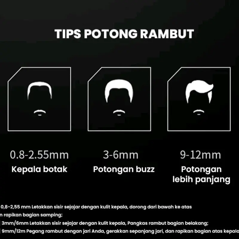 ENCHEN Beardo 2 Smart Trimmer Electric Shaver Type-C 5W 1200mAh Alat Cukur Elektrik Rambut Jenggot Pencukur Kumis 5