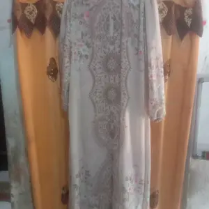 Gamis Nayara Bahan Ceruty Digital Printing – Dress Muslimah Elegant & Flowy (Busui Friendly)