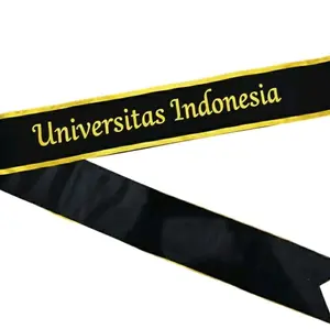(1HARI JADI) Selempang Custom Wisuda, Hari Ibu, Duta, Event, Awarding, Sidang Skripsi, Bridal, Natal