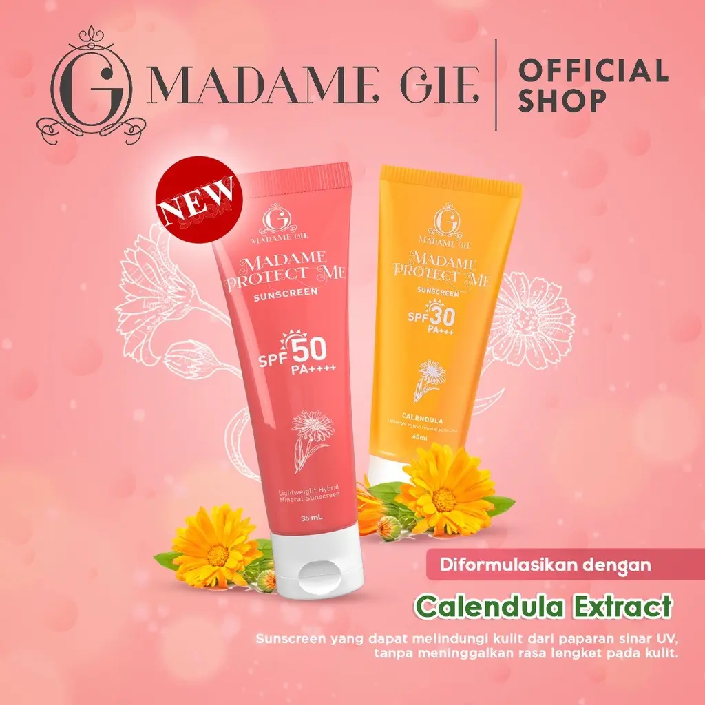 Madame Gie  Protect Me Sunscreen SPF 50 PA +++ ~ SPF 30 PA+++/RF KOSMETIK