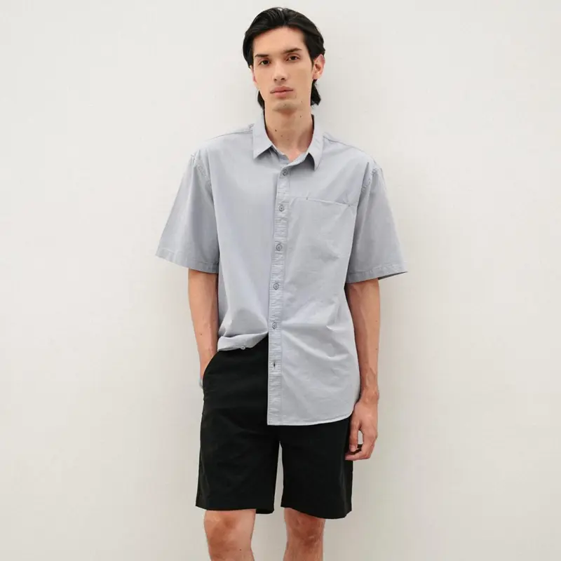 Easy Like Sunday Raymond Top Kemeja Pria Lengan Pendek Casual Blue ...