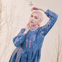 Gambar Shirin Zein - Gamis Muslim Dress Kondangan Daily Bahan Silk Premium Motif Eksklusif Series Toraja - Lavender Mist, S dari Shirin Zein Store Kab. Pati 4 Tokopedia