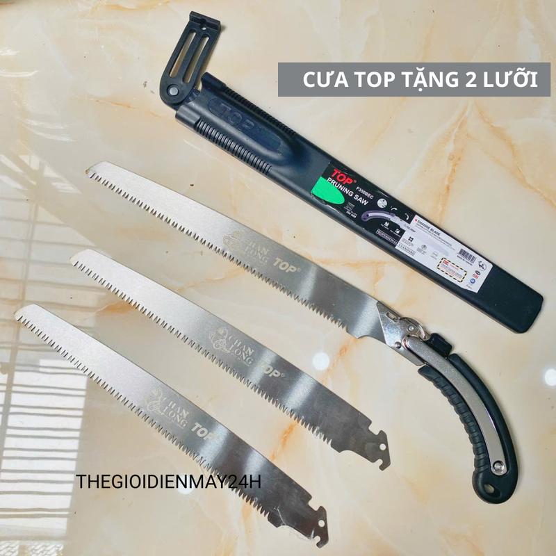  Cưa TOP Cưa cắt cành cầm tay sk5 Tặng 2 Lưỡi Chất Lượng Cao Tiện Dụng 
