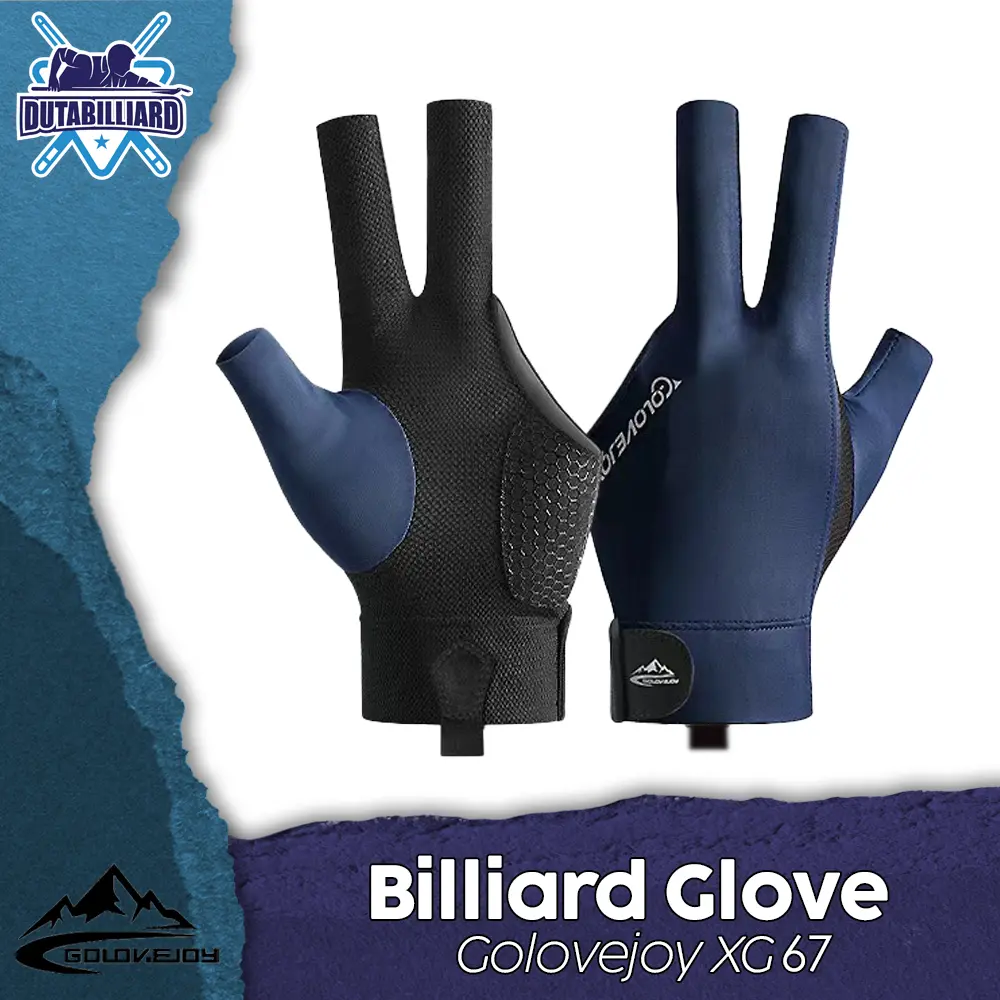 Sarung Tangan Billiard GOLOVEJOY XG67 Mesh Anti Slip Original Breathable