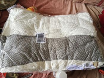 Product Review of Feather Velvet Pillow Dual Layer Design l Softness l Breathable Fabric l Durable l Elastic Fiber l Neck Health Protection l Rebound l High Resilience from c**🍋 0