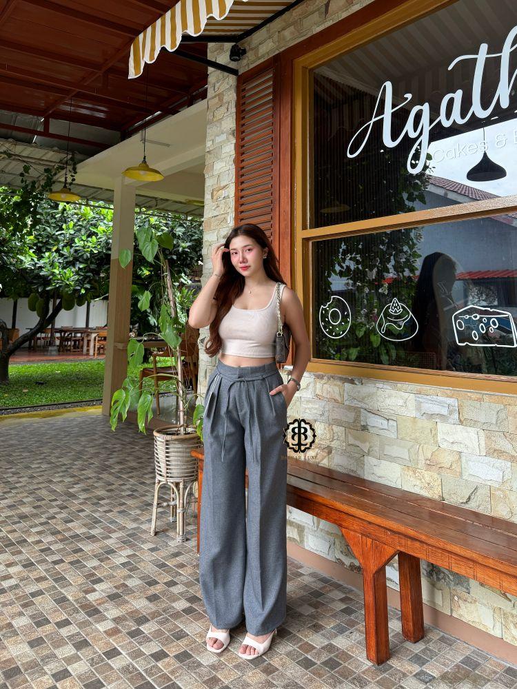 Arumi Pants - Celana Panjang Wanita Highwaist Korean Style- Adem Nyaman