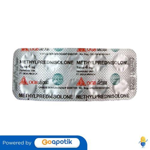 METHYLPREDNISOLONE OGB DEXA MEDICA 4 MG STRIP 10 TABLET