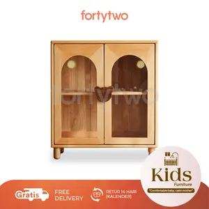 Fortytwo Lemari Display Anak Grosvenor II Small – Kids Display Cabinet Rak Buku & Mainan Anak Minimalis