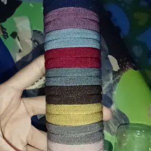 BISA COD F5588 Ikat Rambut Tabung Wanita Isi 20 Pcs / Karet Rambut Anak / Karet Tabung / Ikat Rambut Polos Warna Warni Import Fashion
