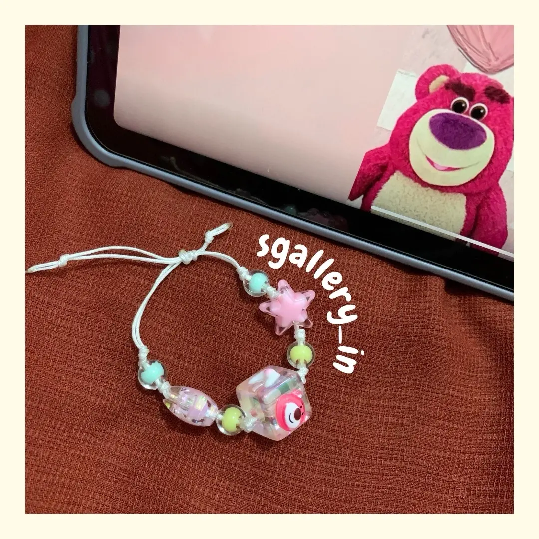 Gelang Manik Serut Korea Breads Aesthetic Murah Lucu