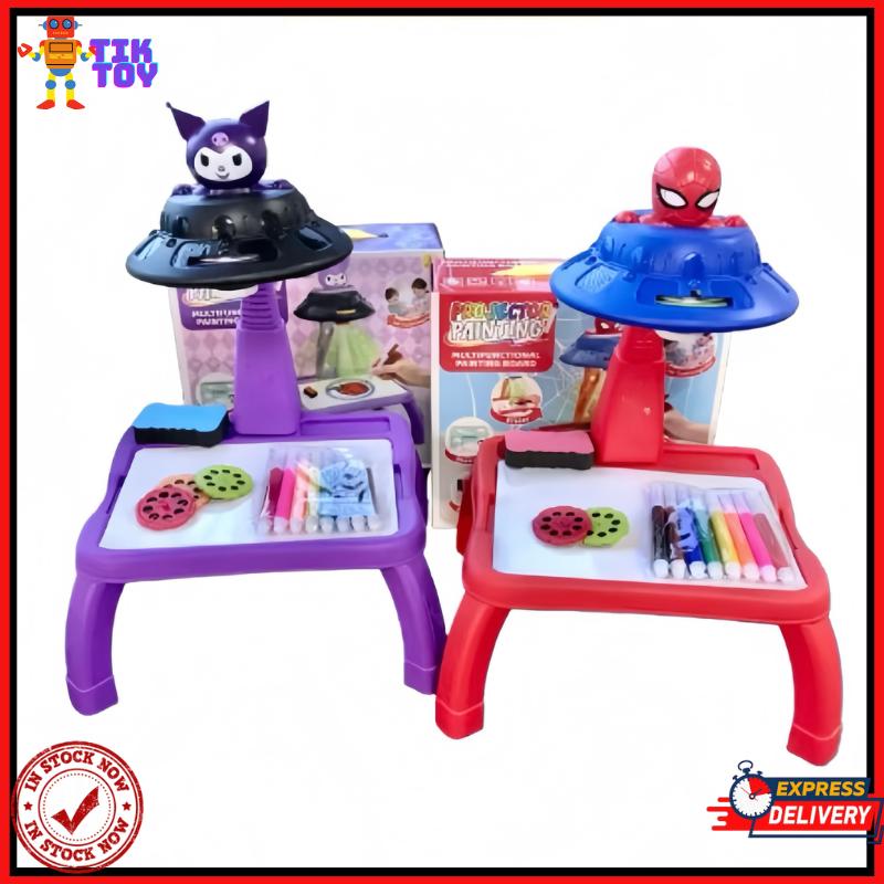 Children's Projector Drawing Table Mainan Budak Meja Melukis - TikTok ...
