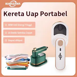 KANAZAWA Steamer Tangan 40W - Cepat Keluar Uap, Desain Anti Bakar, Disinfeksi & Hilangkan Bau