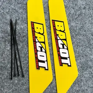 2pcs wiper wing bacot 8warna bad attitude Motorcycle Windshield wing wiper mobil frameless wiper semuajenismobil Wiper Wing Truck Car Carbon Sporty onderdil mobil Wiper kaca jendela Wiper Dual karet