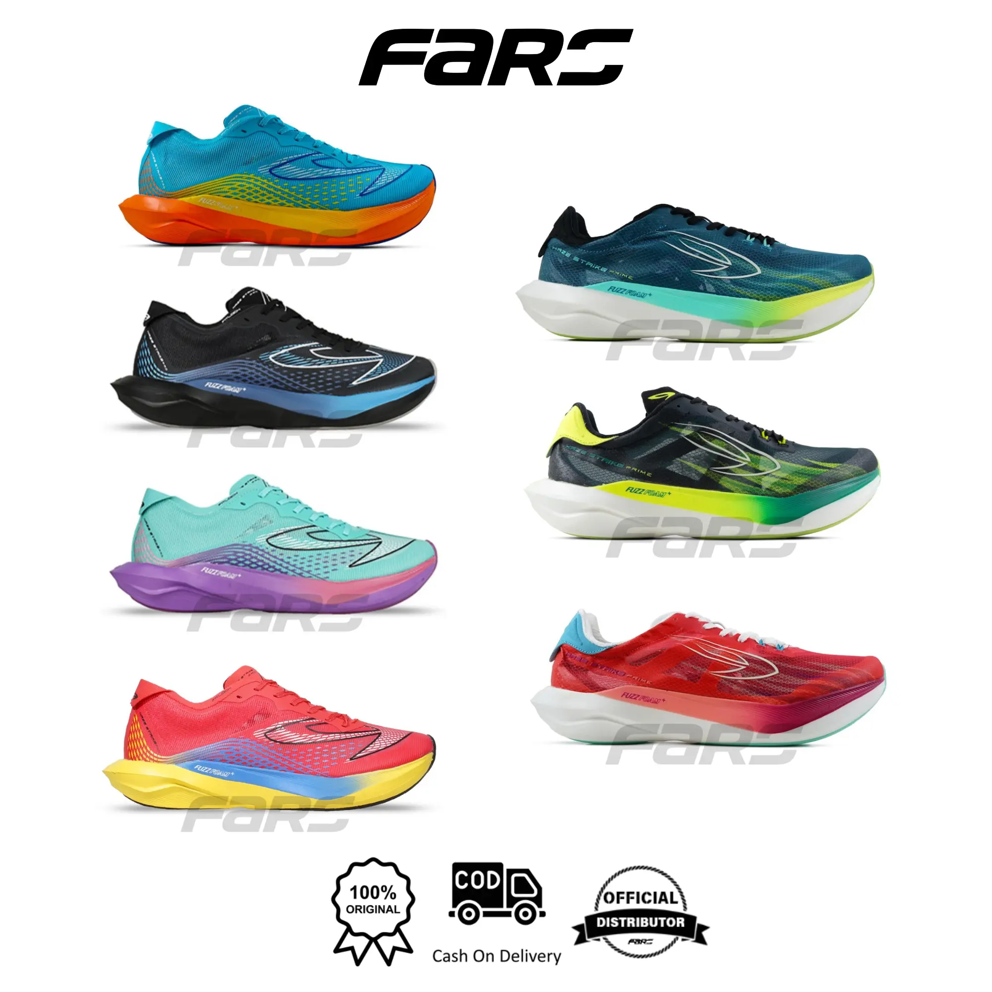 Sepatu Running / Lari 910 Nineten Haze Strike Pro Strike Prime ORIGINAL
