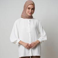 Gambar Monellina 601254 Kemeja Oversize Wanita Lengan Panjang dari Monellina Fashion Kota Administrasi Jakarta Barat 4 Tokopedia