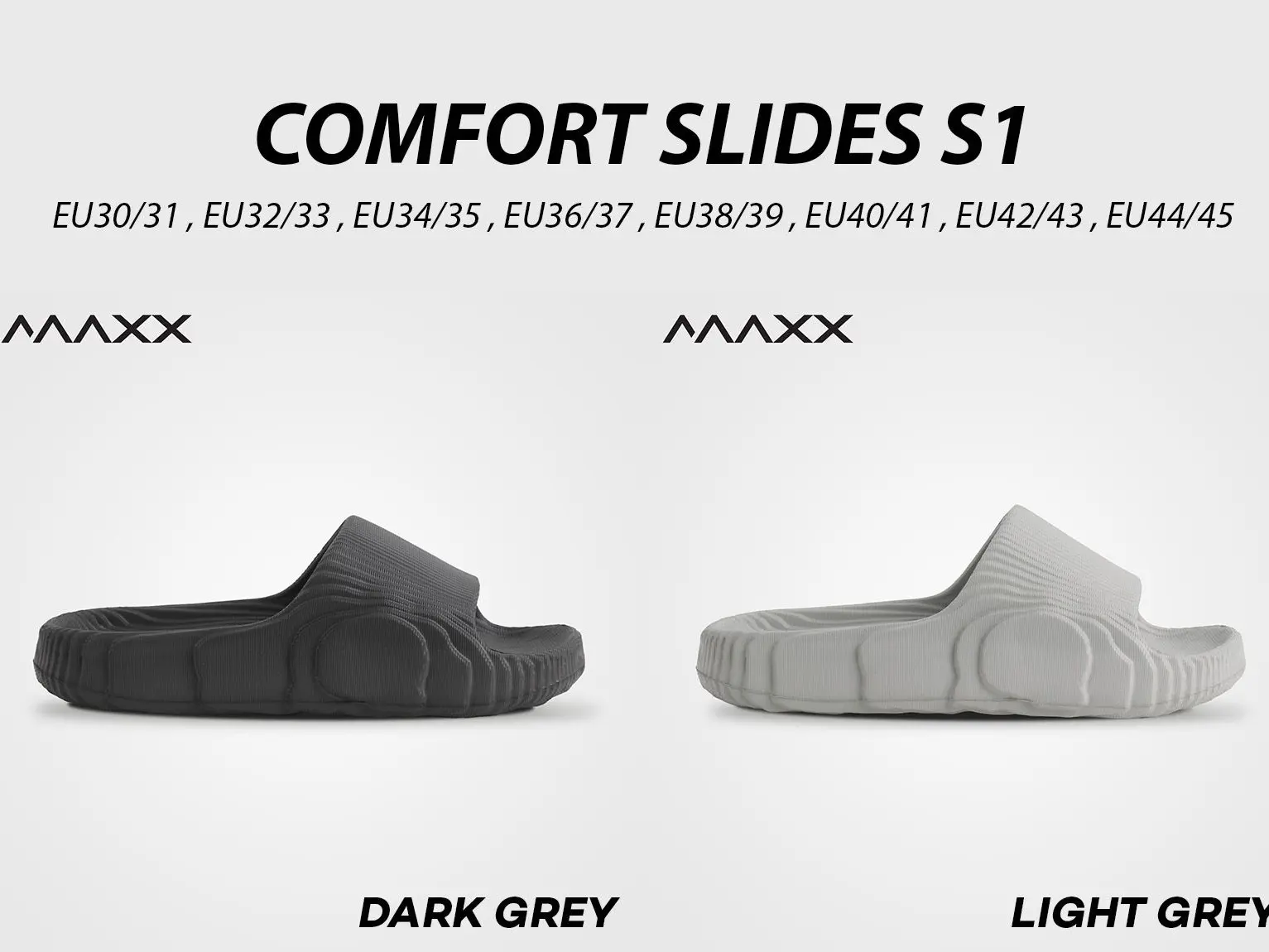 Selipar Sukan MAXX Comfort Slides S1 untuk Keselesaan Terbaik