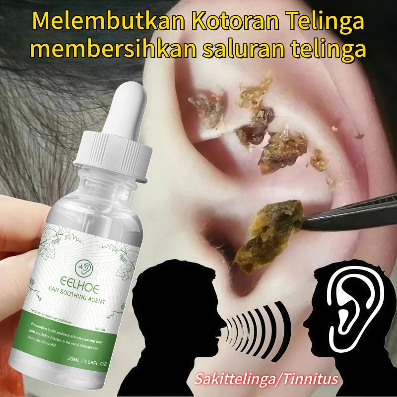 Tetes telinga pembersih kotoran Tetes telinga Pembersih kotoran telinga Tetes telinga berdengung Tetes Kuping Ear Soothing Agent Ear Obstruction Tinnitus - Beli 3 gratis 2