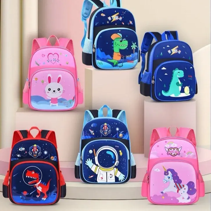 MMY1 - Tas Sekolah Anak Perempuan Dan Laki Laki ANTI AIR TK Sama SD Ransel Import Lucu Tebel Karakter  3 tahun - 8 tahun Anti Basah Anti Air