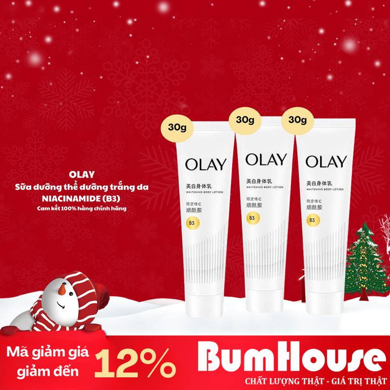 Combo 3 tuýp Kem dưỡng thể Olay B3 optics mẫu mới 90g B3 whitening 30g 90g