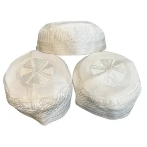 Peci Bugis Madinah Putih Asli Original 100% Motif Bordir